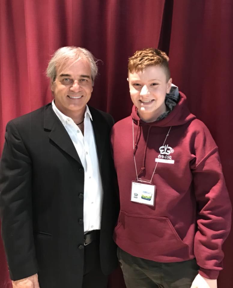 Simon Rioux, jeune ambassadeur des Établissements verts Brundtland (EVB ...